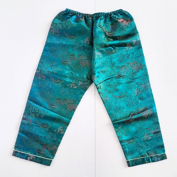 Vintage Children Traditional Chinese Pyjama Shirt and Pants Set - Size Youth 8 - Picture 10 of 14